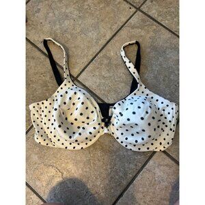 Victoria’s Secret 40D Body by Victoria Polka Dot Bra – White Black Dots, Full Co